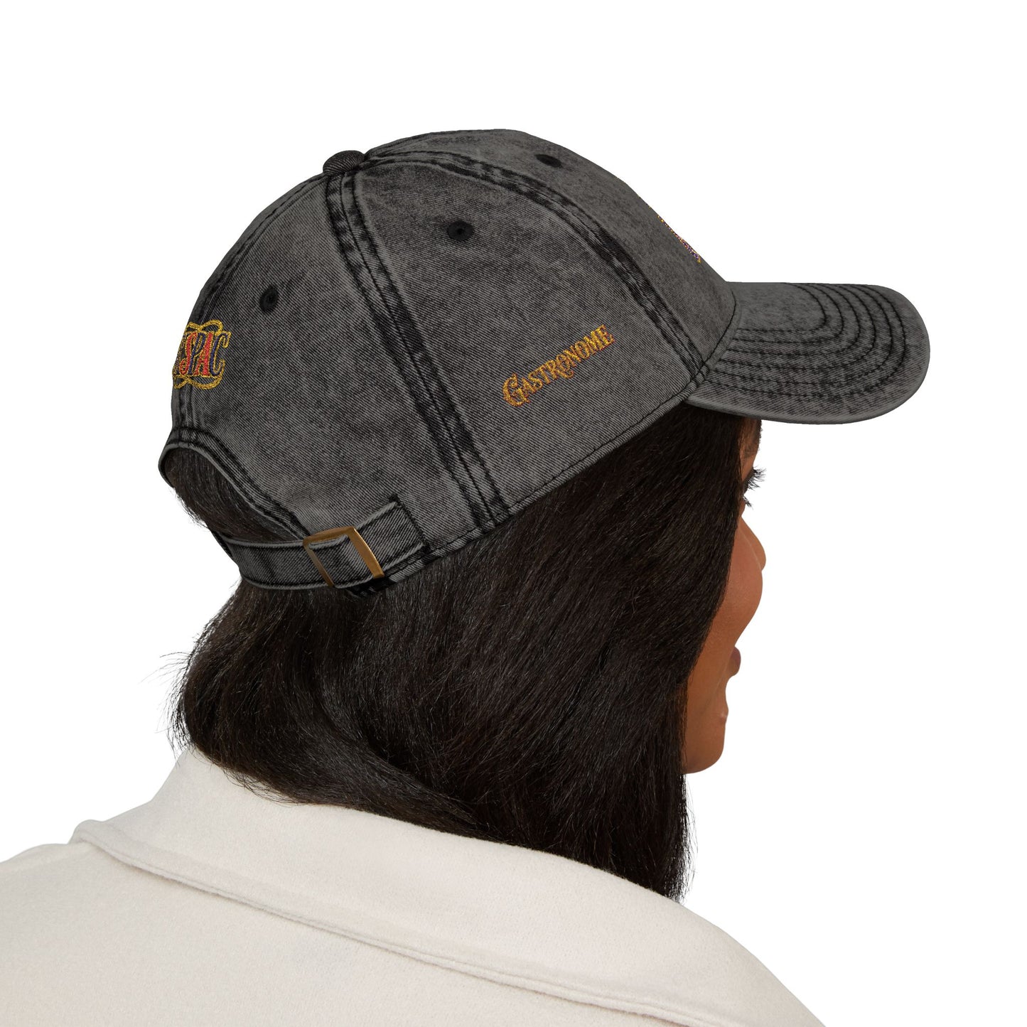 Vintage Cap — Embroidered "saveur the flaveur you cool a** mofo"