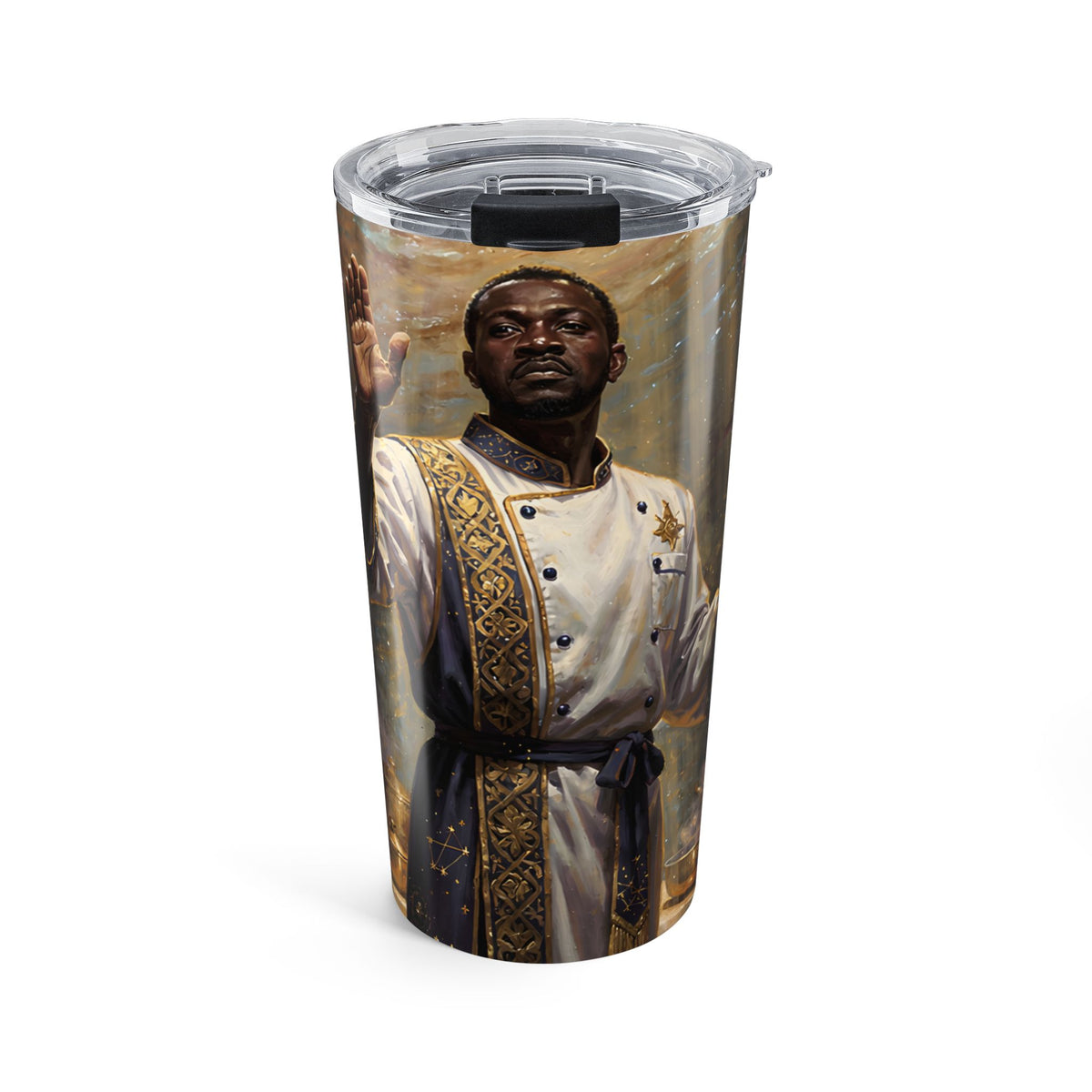 20oz Tumbler – Regal Priest & Golden Lamps Travel Mug