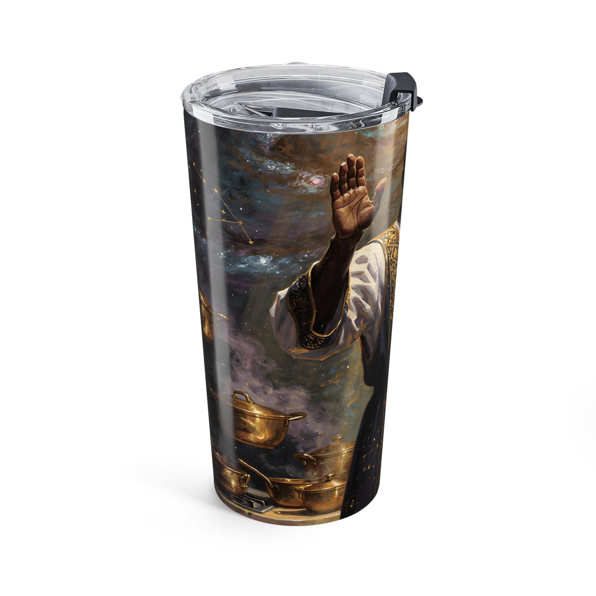20oz Tumbler – Regal Priest & Golden Lamps Travel Mug