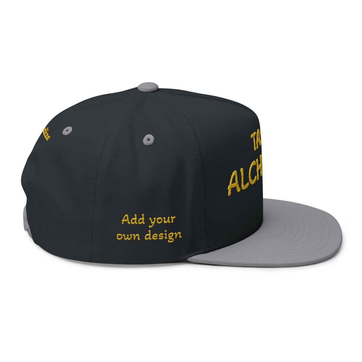 Taste Alchemist Embroidered Flat Bill Cap