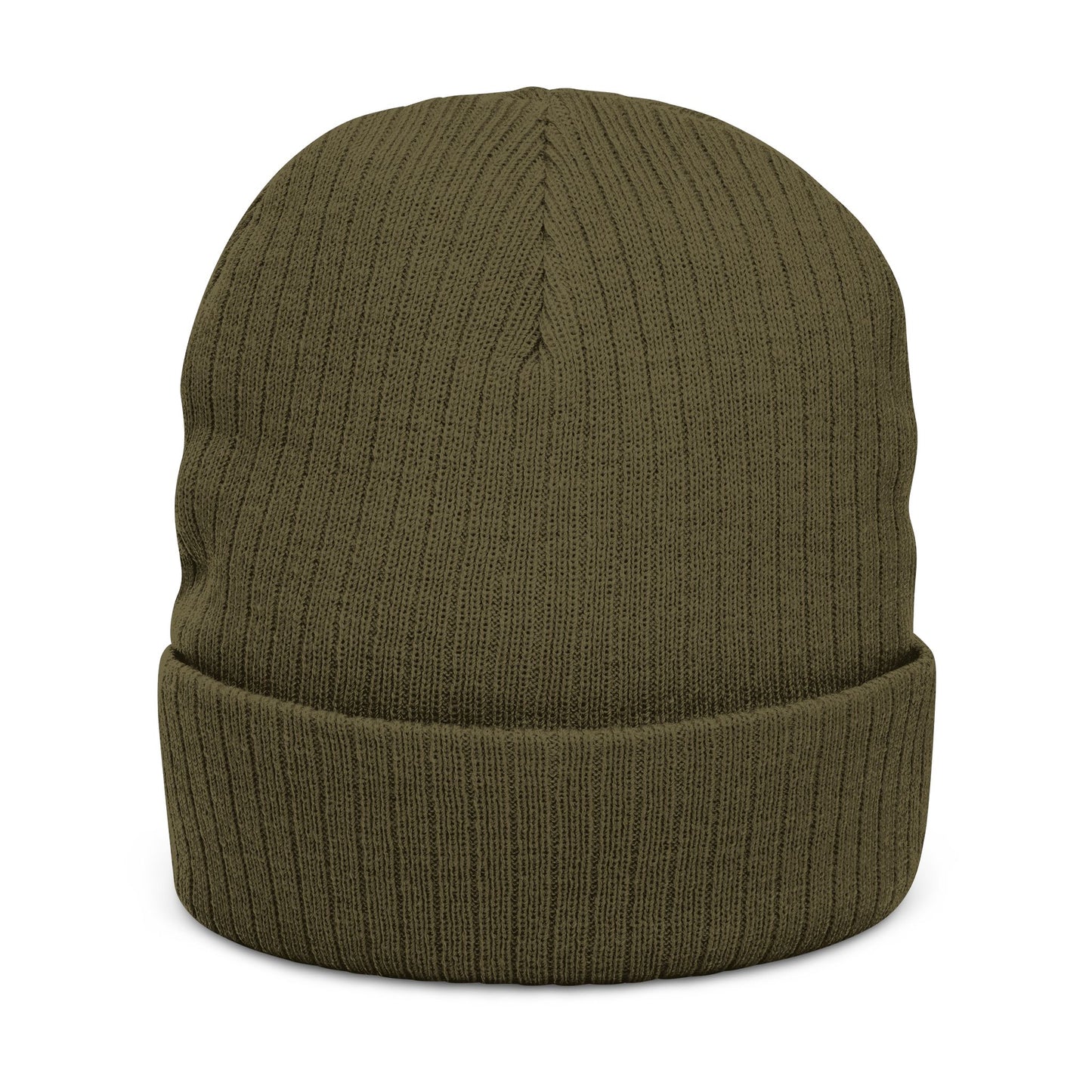 Chef Beanie — "Clock Out and Get Right" Ribbed Knit Embroidered Hat