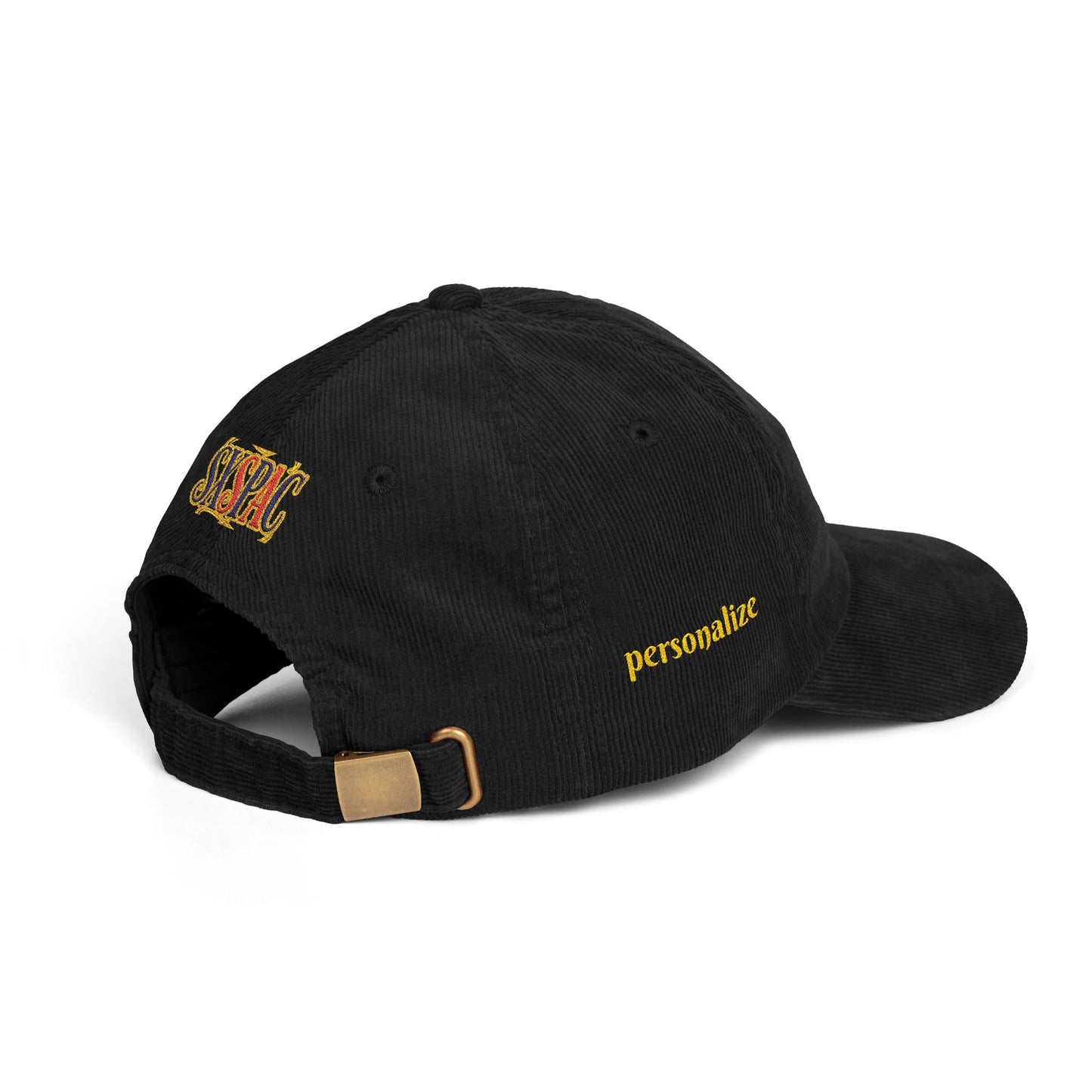 Embroidered Corduroy Cap — "Foodies, Cooks and Chefs Are the Alchemist"