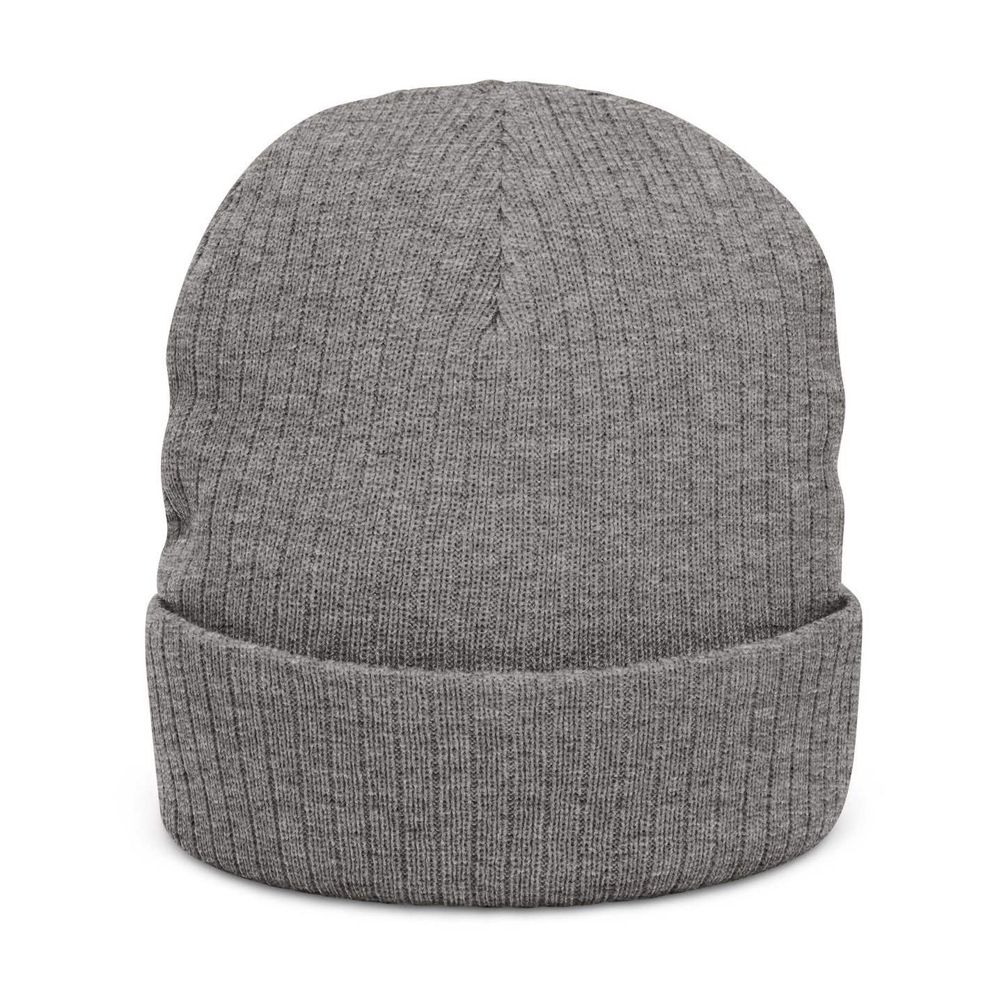 Chef Beanie — "Clock Out and Get Right" Ribbed Knit Embroidered Hat