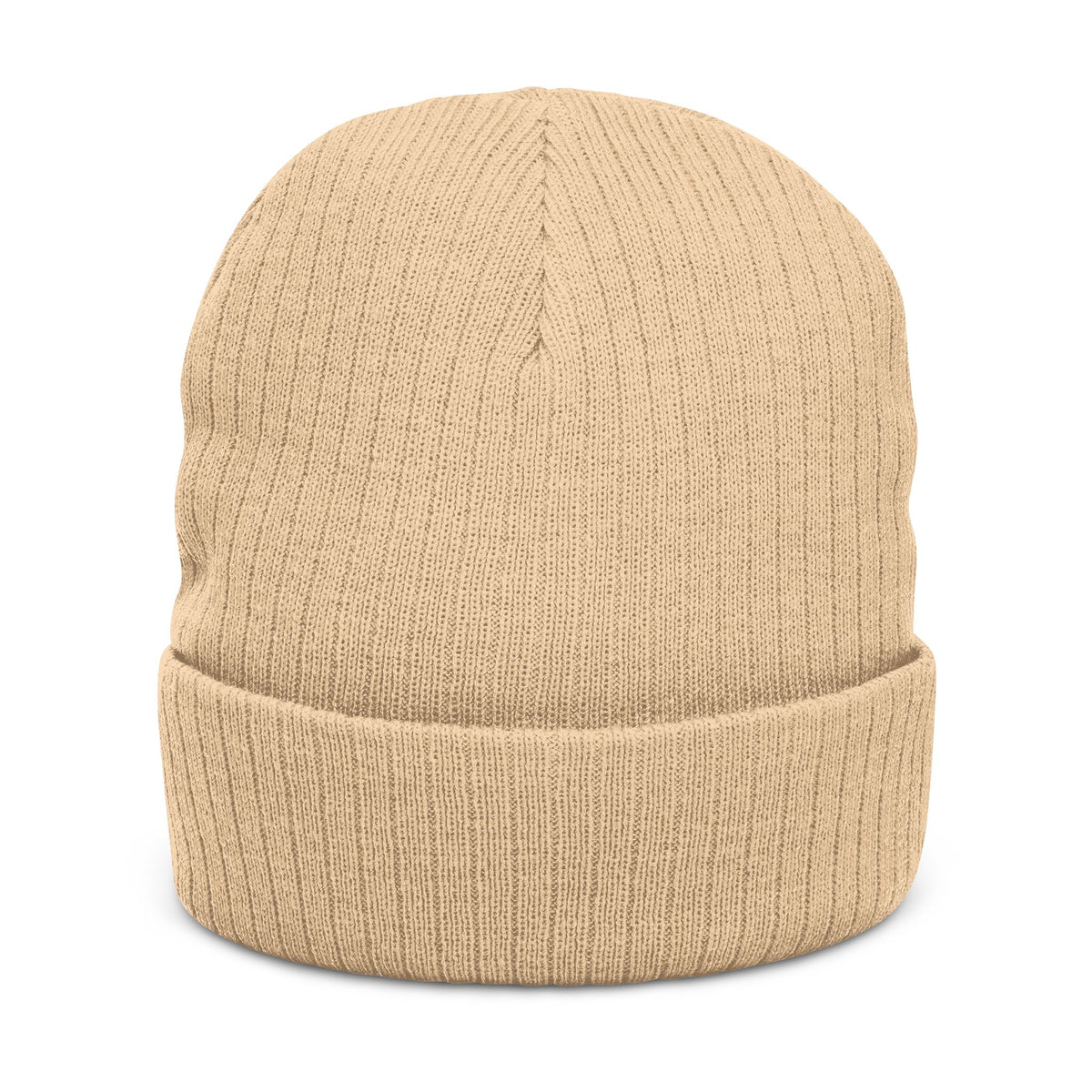 Ribbed Knit Beanie — “Saveur the Flaveur” Embroidered Chef Hat