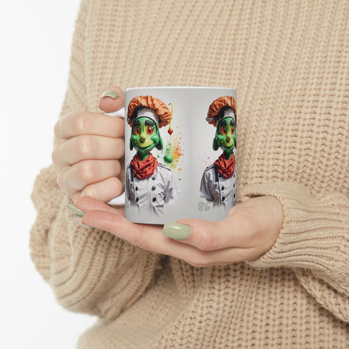 Chef Alien Ceramic Mug, 11oz image 10