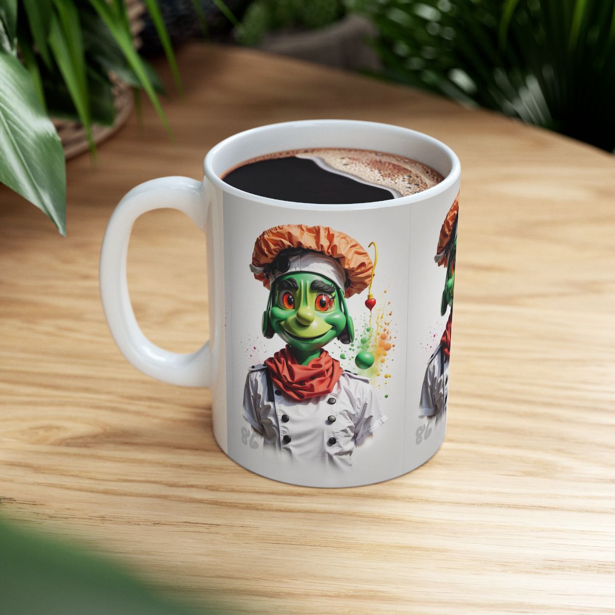 Chef Alien Ceramic Mug, 11oz image 8