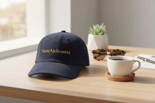 Embroidered Corduroy Cap — "Foodies, Cooks and Chefs Are the Alchemist"