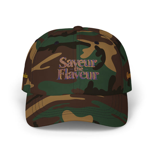 Classic Dad Cap — "Saveur the Flaveur" Funny Chef Hat Baseball Cap