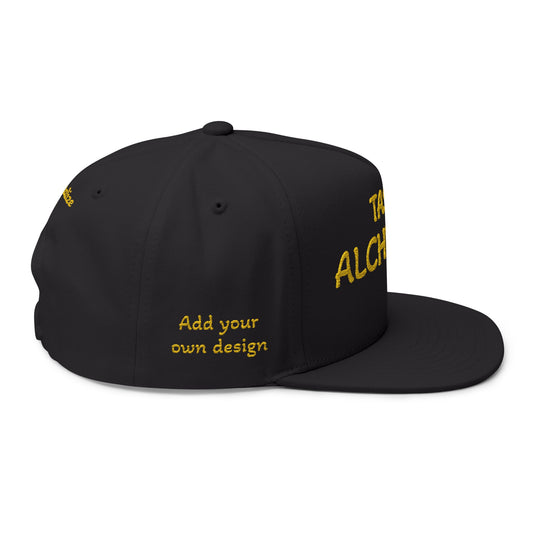 Taste Alchemist Embroidered Flat Bill Cap