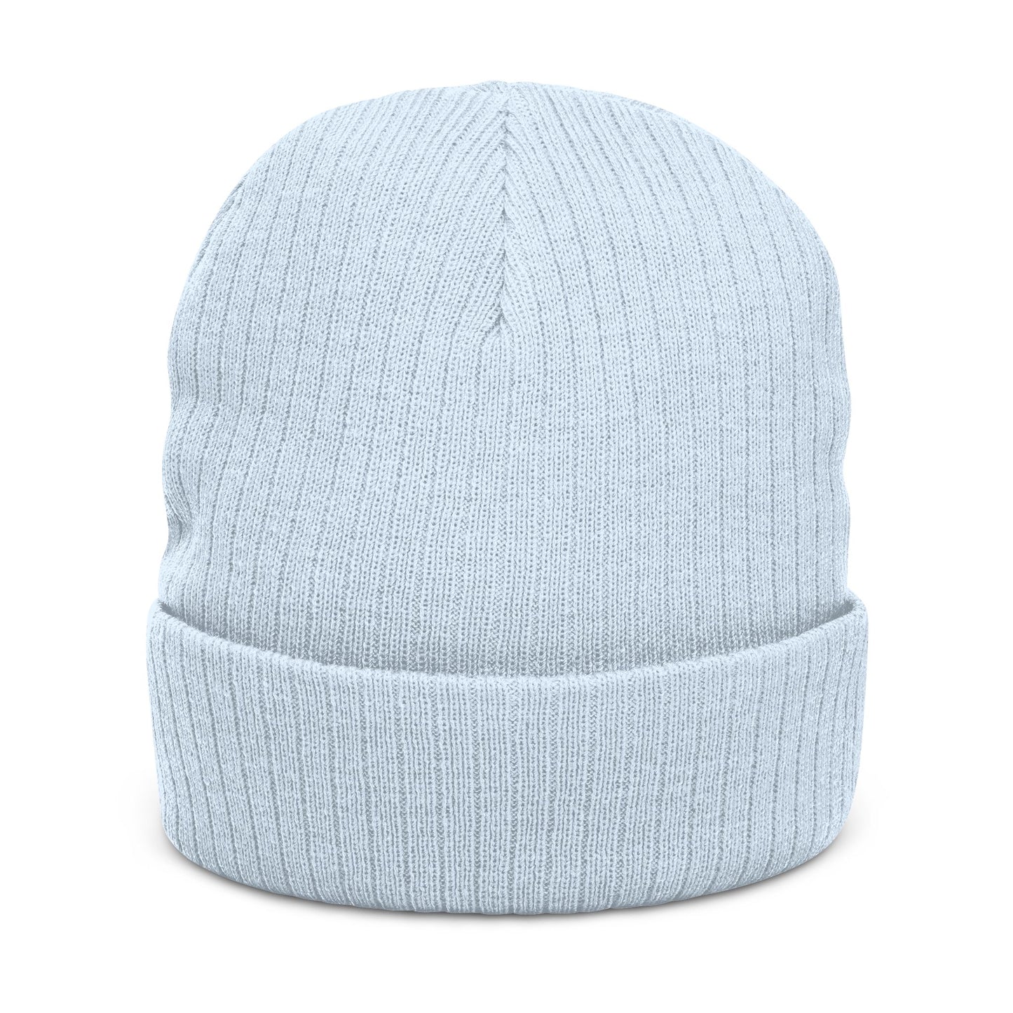 Chef Beanie — "Clock Out and Get Right" Ribbed Knit Embroidered Hat