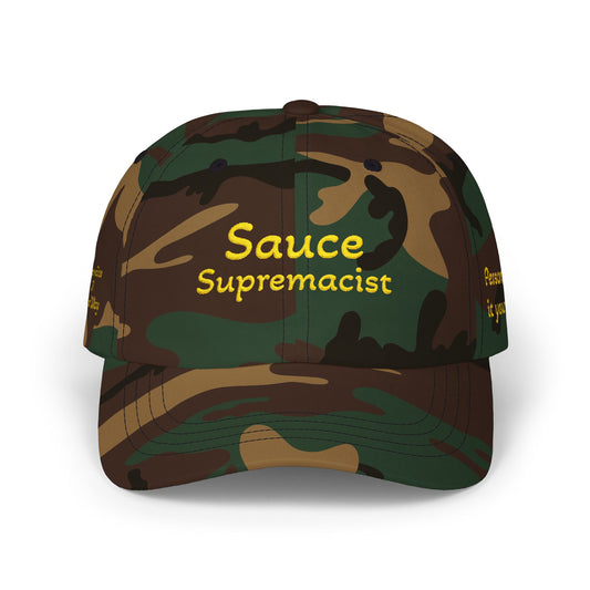 Classic Dad Cap — "Chefs Make Great Sauces" Funny Chef Hat Baseball Cap